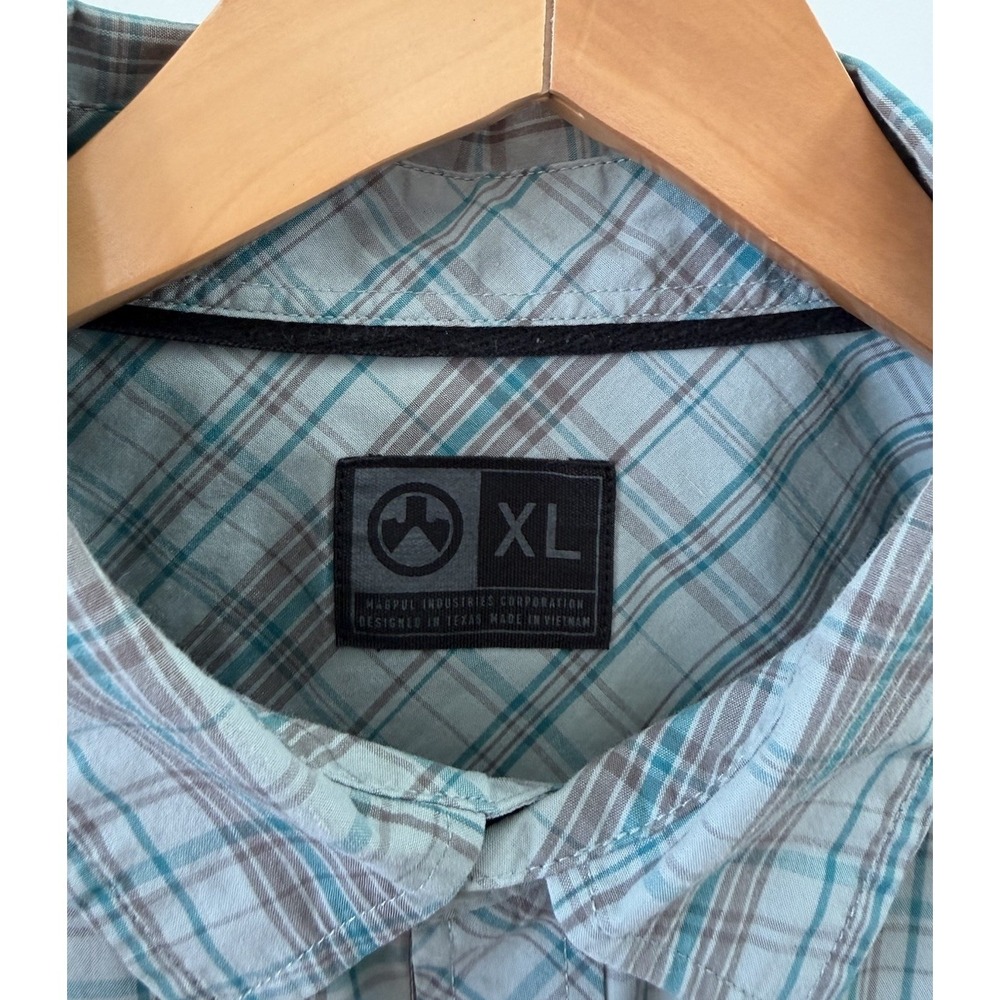 Magpul Mens Size XL Button Up Short Sleeve Pockets Snap Breathable Tactical - Picture 3 of 6